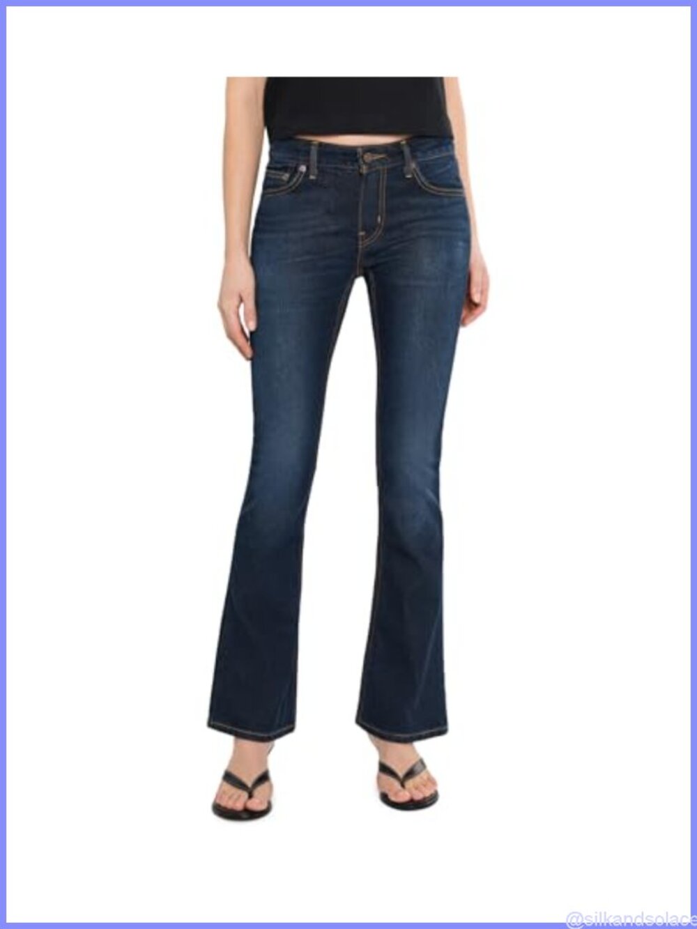 Levi's Low Slim Boot Cut Jeans Low Rise Stretch Denim